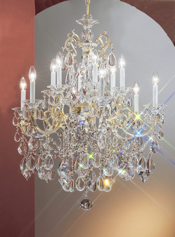 Via Venteo-57013 CHP C - Chandelier-12 Lights - Image 1