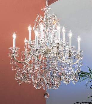 Via Venteo-57013 SS C - Chandelier-12 Lights
