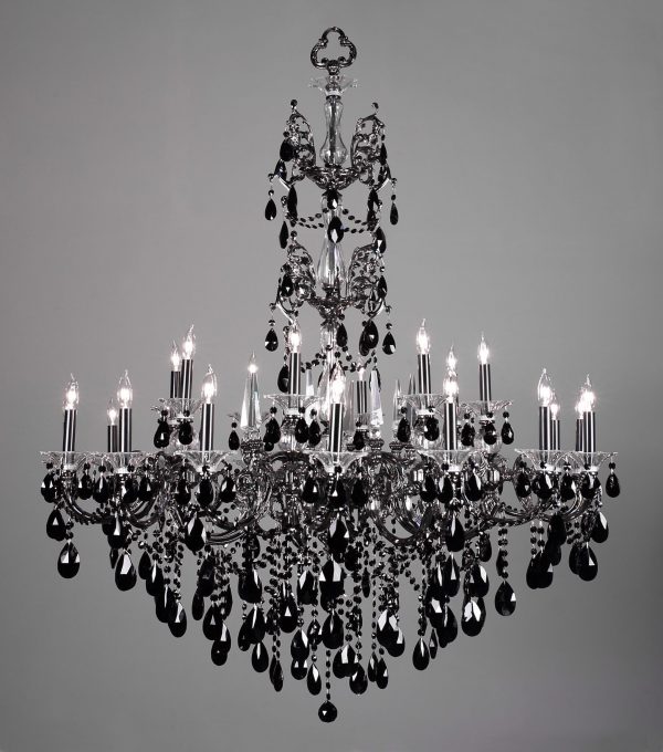 Via Venteo-57025 EP CBK - Chandelier-24 Lights - Image 1