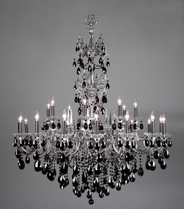 Via Venteo-57025 MS CBK - Chandelier-24 Lights - Image 1