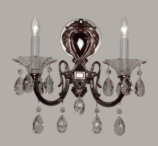 Via Lombardi-57052 EP CP - Sconce/WallBracket-2 Lights - Image 1