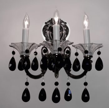 Via Lombardi-57053 EP CBK - Sconce/WallBracket-3 Lights