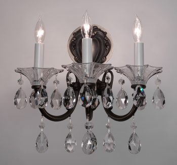 Via Lombardi-57053 RB CP - Sconce/WallBracket-3 Lights
