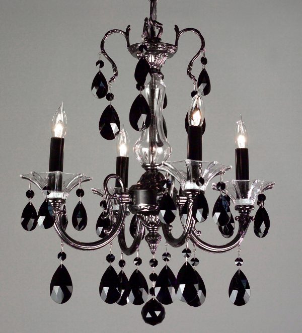 Via Lombardi-57054 EP CBK - Mini-Chandelier-4 Lights - Image 1