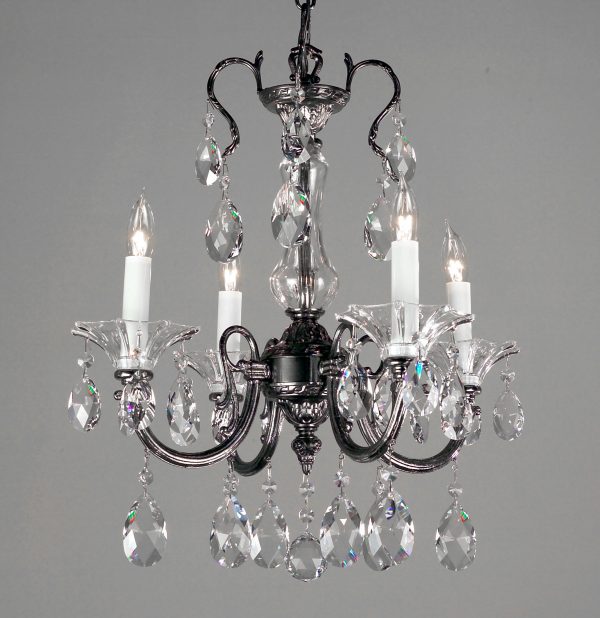 Via Lombardi-57054 EP CP - Mini-Chandelier-4 Lights - Image 1
