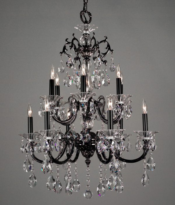 Via Lombardi-57062 EP CP - Chandelier-12 Lights - Image 1