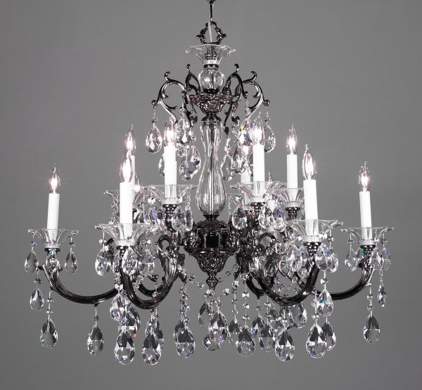 Via Lombardi-57063 EP CP - Chandelier-12 Lights - Image 1