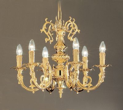 Princeton-5706 G - Chandelier-6 Lights