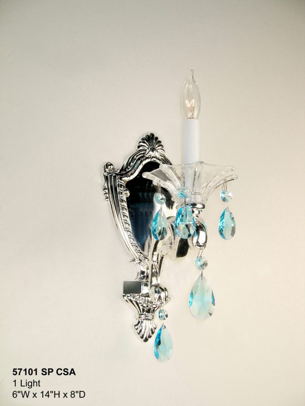 Via Firenze-57101 SP CSA - Sconce/WallBracket-1 Lights - Image 1