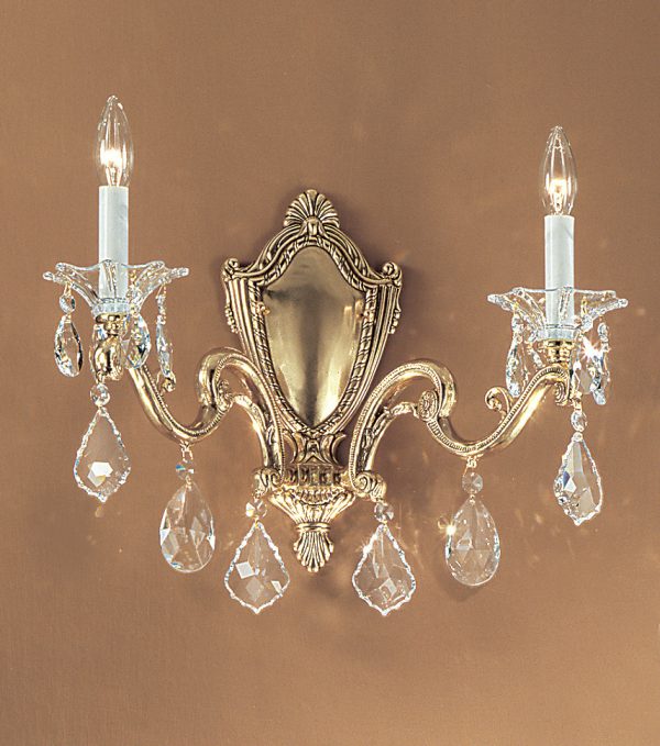 Via Firenze-57102 BBK C - Sconce/WallBracket-2 Lights - Image 1