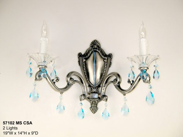 Via Firenze-57102 MS CSA - Sconce/WallBracket-2 Lights - Image 1