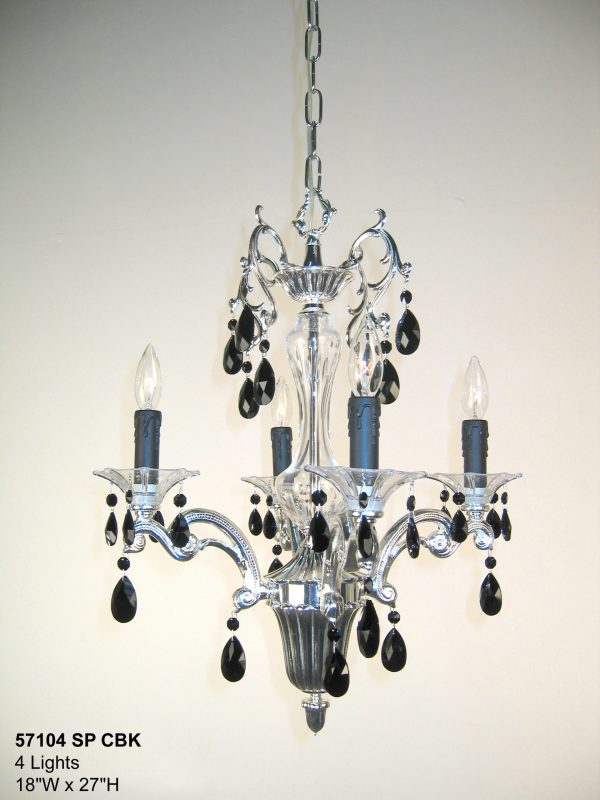 Via Firenze-57104 SP CBK - Mini-Chandelier-4 Lights - Image 1