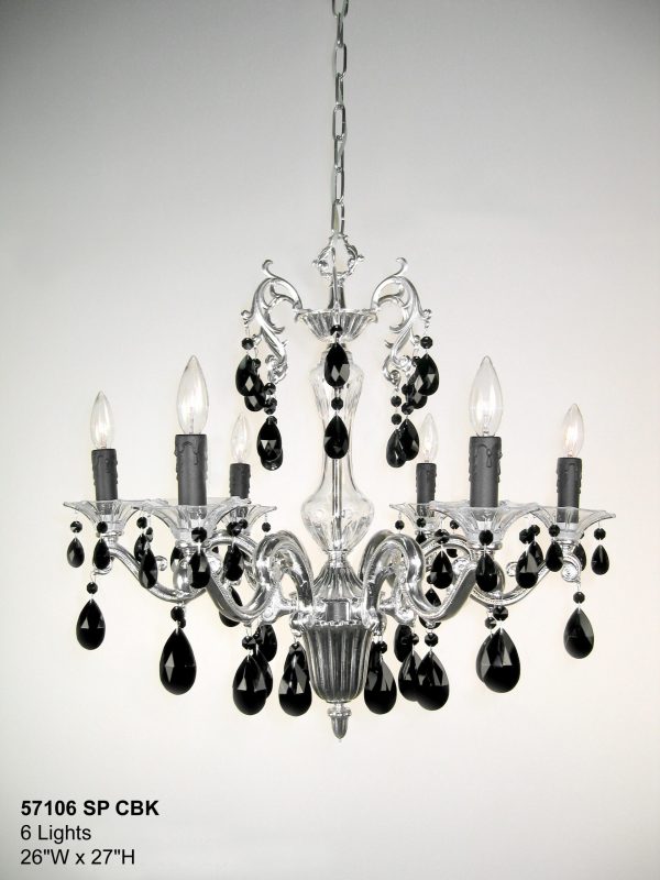Via Firenze-57106 SP CBK - Chandelier-6 Lights - Image 1