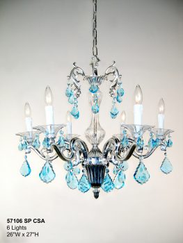 Via Firenze-57106 SP CSA - Chandelier-6 Lights