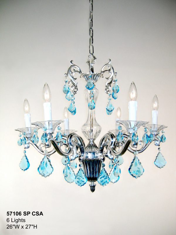 Via Firenze-57106 SP CSA - Chandelier-6 Lights - Image 1