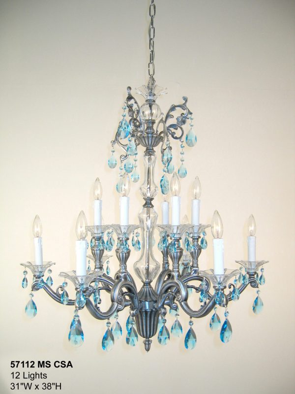 Via Firenze-57112 MS CSA - Chandelier-12 Lights - Image 1