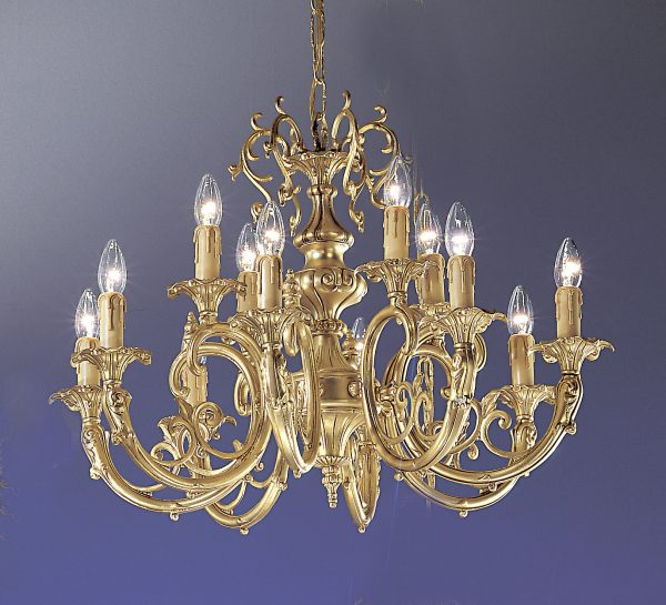 Princeton-5712 SBB - Chandelier-12 Lights - Image 1