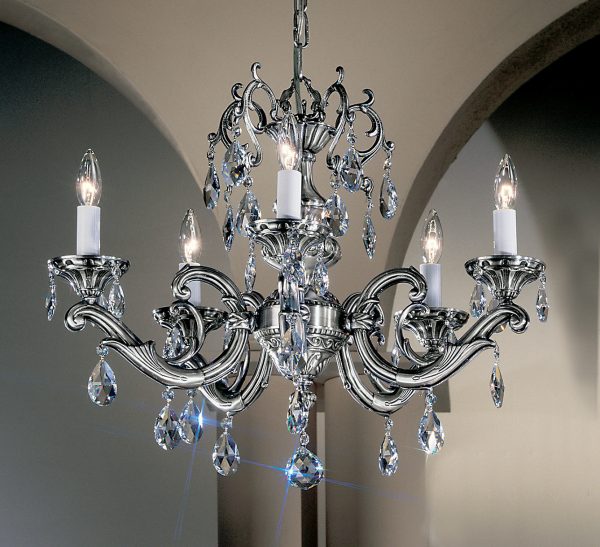 Princeton II-57205 MS C - Chandelier-5 Lights - Image 1