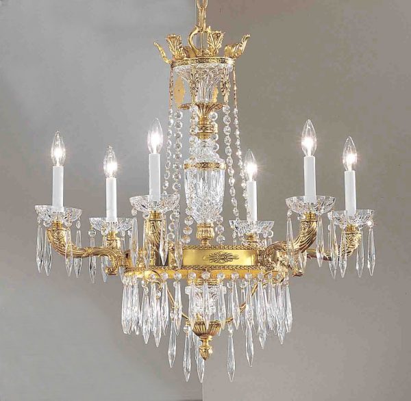 Duchess-57316 BBK I - Chandelier-6 Lights - Image 1
