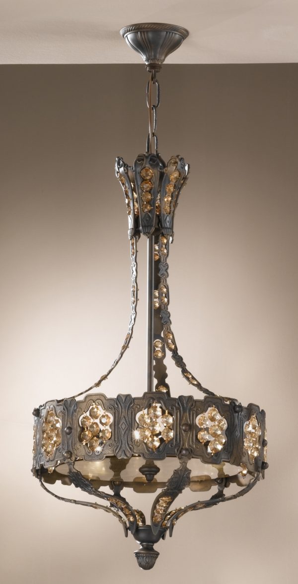 Castillio de Bronce-57333 AGB AI - Pendant-3 Lights - Image 1