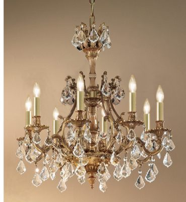 Majestic-57348 FG CP - Chandelier-8 Lights