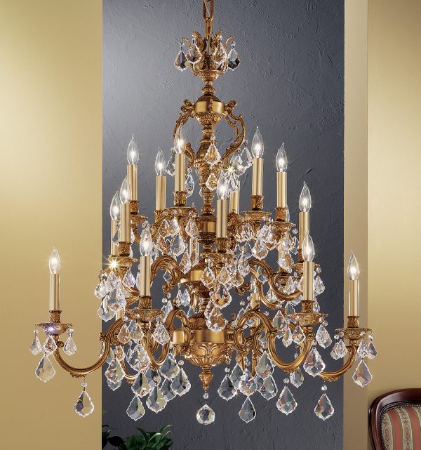 Chateau-57370 FG CP - Chandelier-18 Lights - Image 1