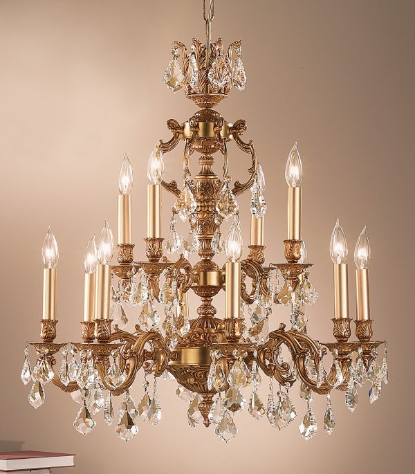 Chateau-57379 FG CP - Chandelier-12 Lights - Image 1