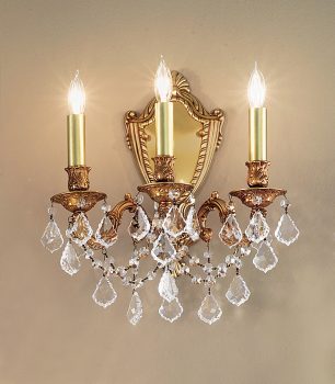 Chateau Imperial-57383 FG CP - Sconce/WallBracket-3 Lights