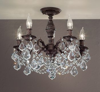 Chateau Imperial-57384 AGB CP - Flush/Semi-Flush-5 Lights