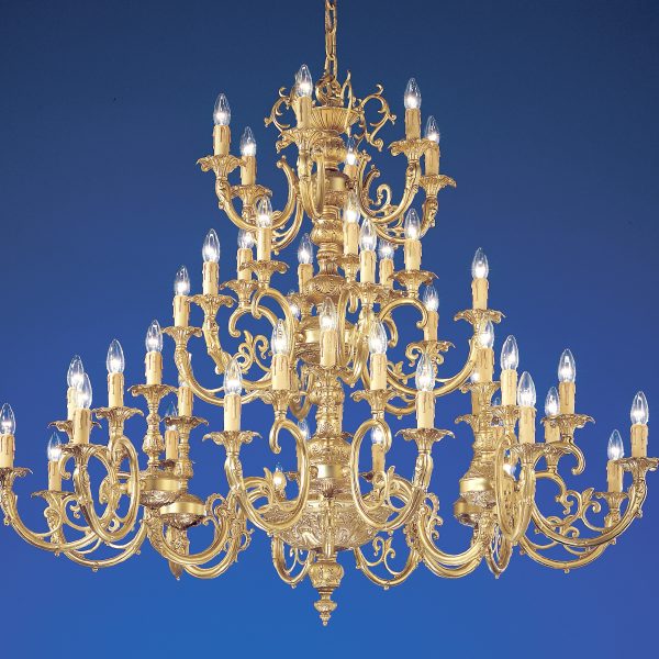 Princeton-5748 SBB - Chandelier-48 Lights