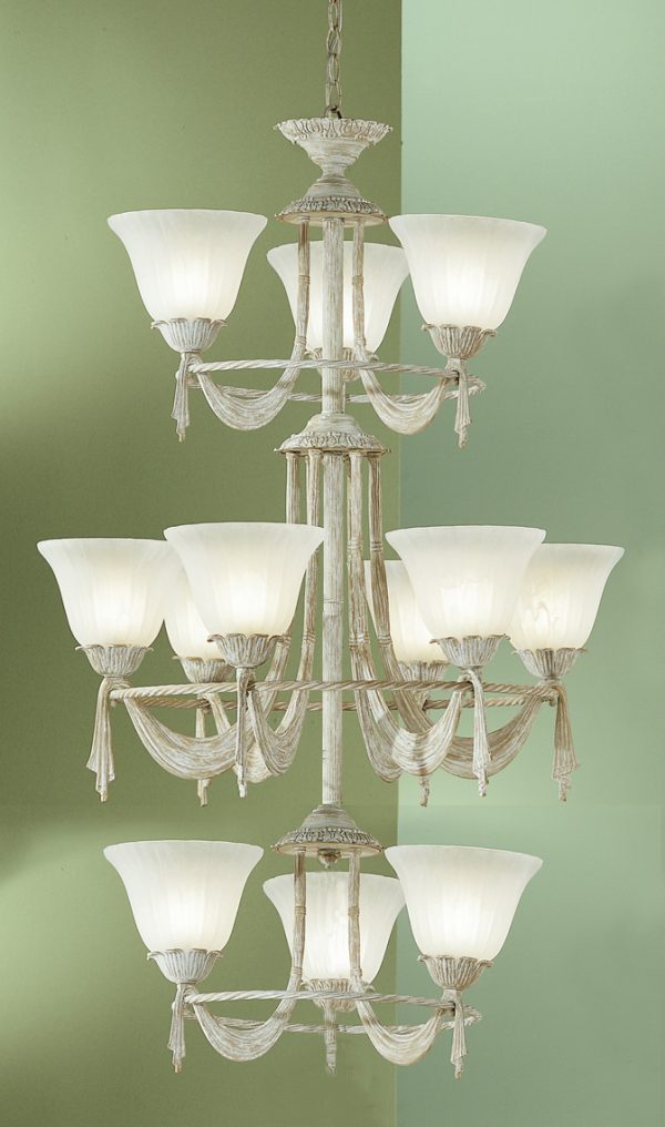 Saratoga-67912 WW - Chandelier-12 Lights - Image 1