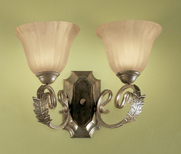 Manilla-68302 EB SSG - Sconce/WallBracket-2 Lights - Image 1