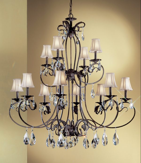 Manilla II-68319 EB C - Chandelier-12 Lights - Image 1