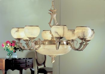 Alexandria I-69608 SBB - Chandelier-12 Lights