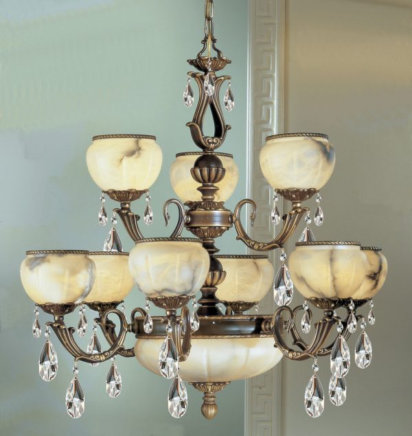 Alexandria I-69609 SBB C - Chandelier-12 Lights - Image 1