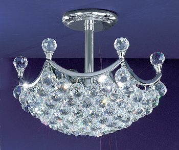 Solitaire-69771 CH CP - Flush/Semi-Flush-6 Lights