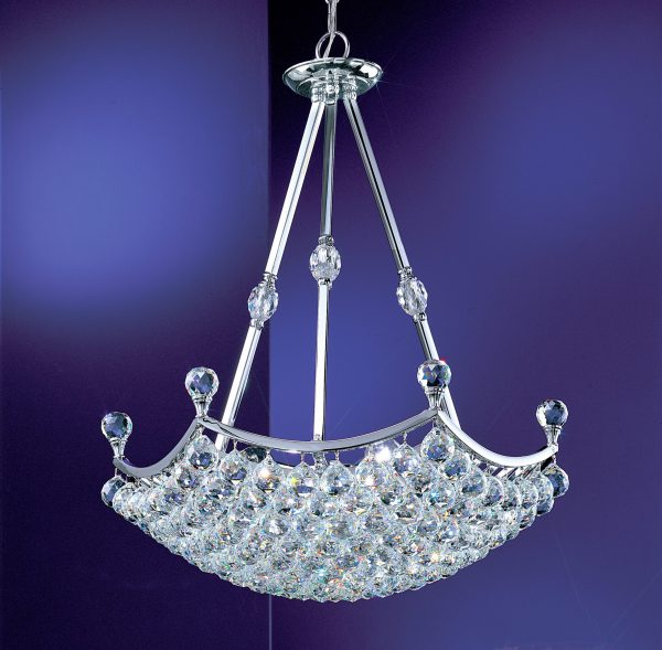 Solitaire-69773 CH CP - Pendant-15 Lights - Image 1