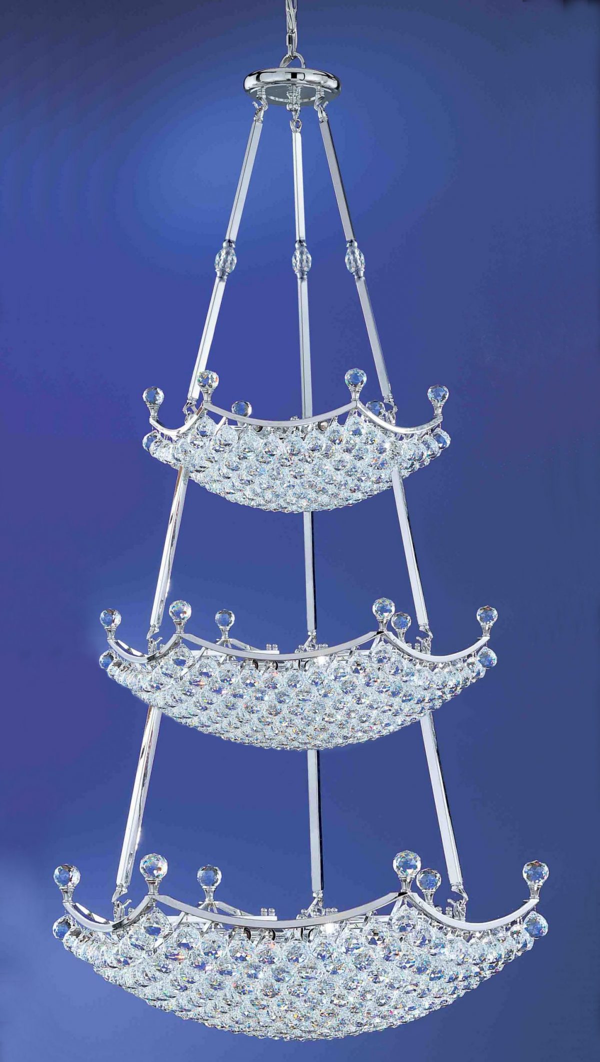 Solitaire-69779 CH CP - Chandelier-57 Lights - Image 1