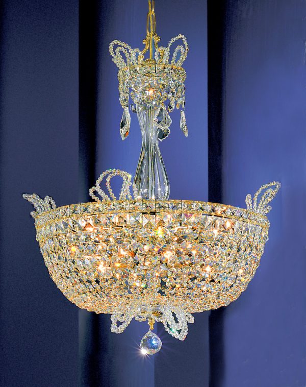 Crown Jewels-69783 GP CP - Pendant-16 Lights - Image 1
