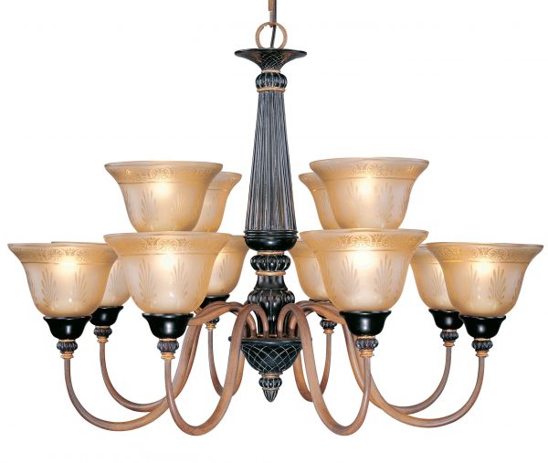 Vintage-71038 VBR - Chandelier-12 Lights - Image 1