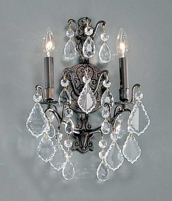 Versailles-8000 AB - Sconce/WallBracket-2 Lights - Image 1