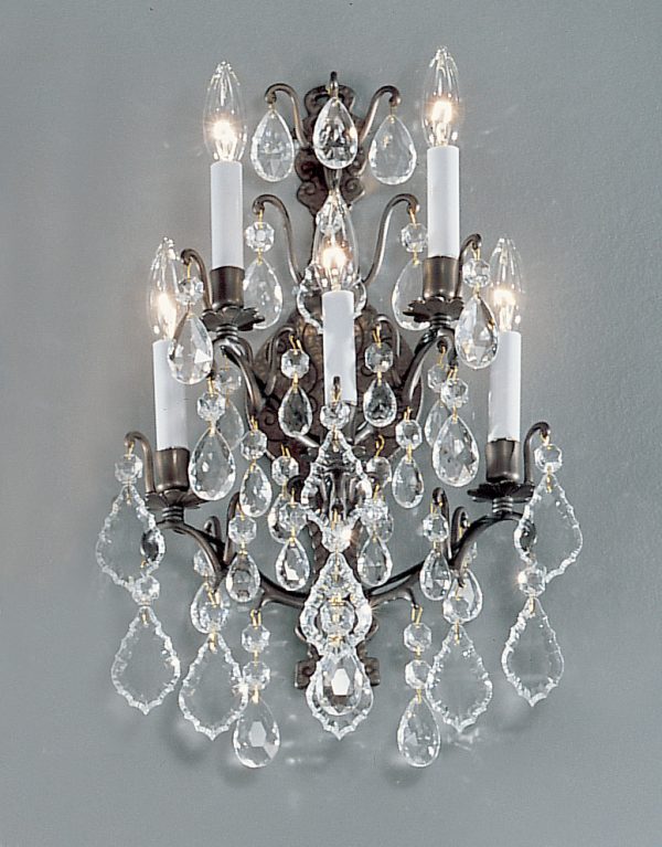Versailles-8002 AB - Sconce/WallBracket-5 Lights - Image 1