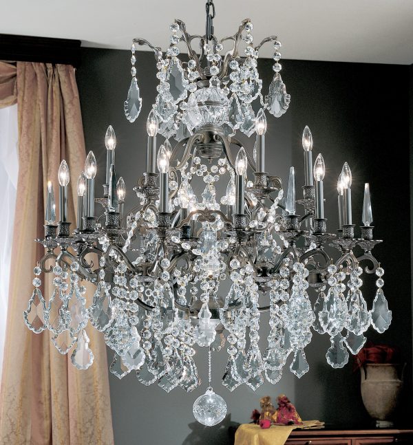 Versailles-8025 AB - Chandelier-25 Lights - Image 1