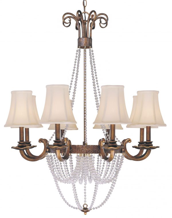 Grace-81028 CPB - Chandelier-8 Lights - Image 1