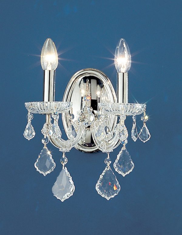 Maria Theresa-8102 CH C - Sconce/WallBracket-2 Lights - Image 1