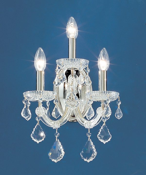 Maria Theresa-8103 CH C - Sconce/WallBracket-3 Lights - Image 1