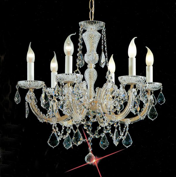 Maria Theresa-8106 OWG C - Chandelier-6 Lights - Image 1
