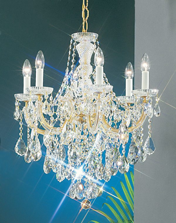 Maria Theresa-8121 OWG C - Chandelier-6 Lights - Image 1