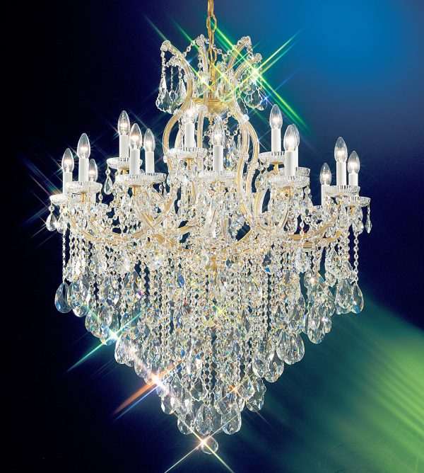Maria Theresa-8128 OWG C - Chandelier-19 Lights - Image 1