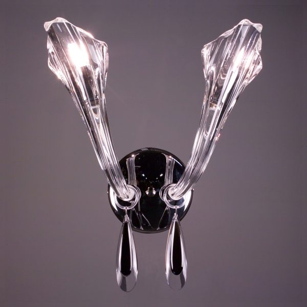 Inspiration-82022 CH BKS - Sconce/WallBracket-2 Lights - Image 1